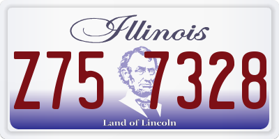 IL license plate Z757328