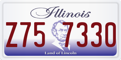 IL license plate Z757330