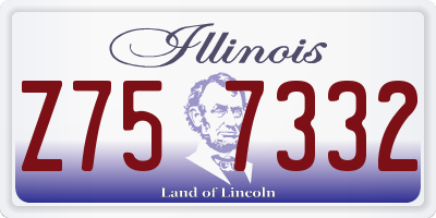 IL license plate Z757332