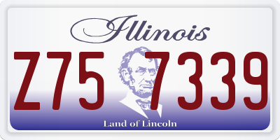 IL license plate Z757339
