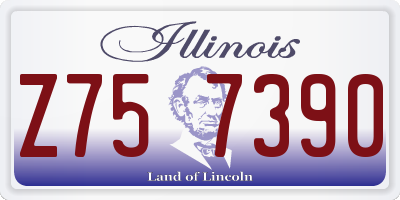 IL license plate Z757390