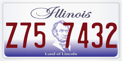 IL license plate Z757432