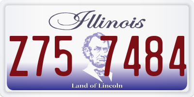 IL license plate Z757484