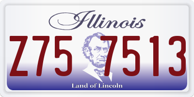 IL license plate Z757513