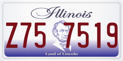 IL license plate Z757519