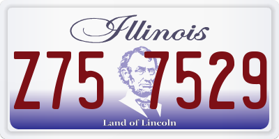 IL license plate Z757529