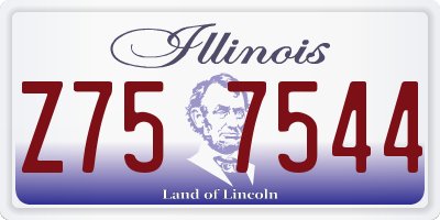 IL license plate Z757544