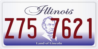 IL license plate Z757621