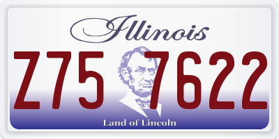 IL license plate Z757622