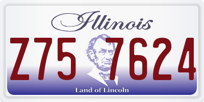 IL license plate Z757624