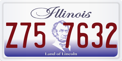 IL license plate Z757632