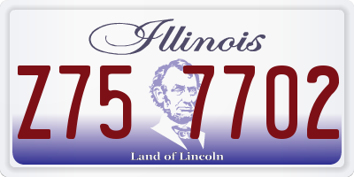 IL license plate Z757702
