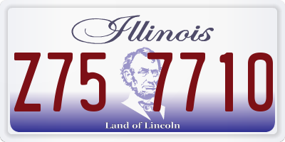 IL license plate Z757710