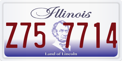IL license plate Z757714