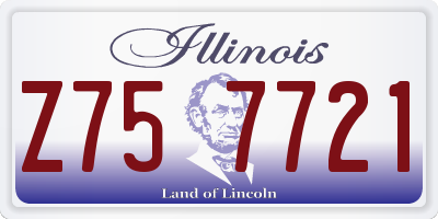 IL license plate Z757721
