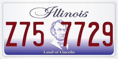IL license plate Z757729