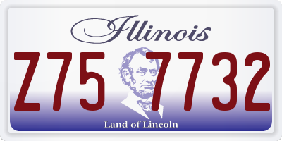 IL license plate Z757732