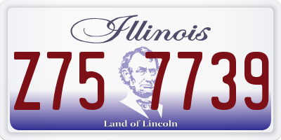 IL license plate Z757739