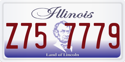 IL license plate Z757779