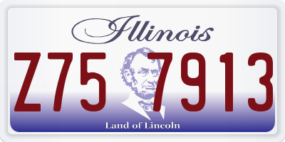 IL license plate Z757913