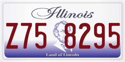 IL license plate Z758295