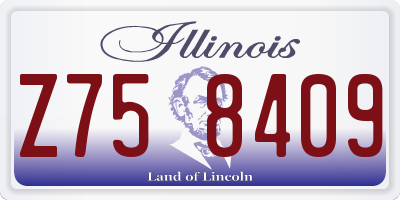 IL license plate Z758409