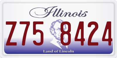 IL license plate Z758424