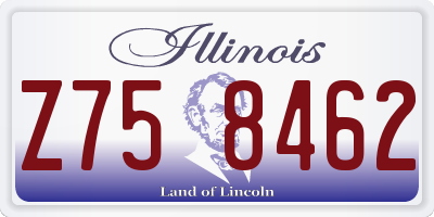 IL license plate Z758462
