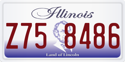 IL license plate Z758486