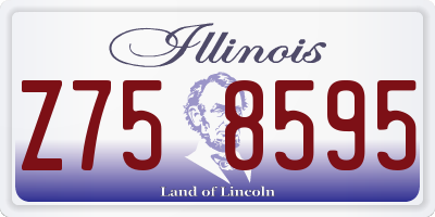 IL license plate Z758595