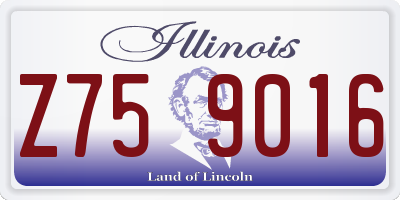 IL license plate Z759016