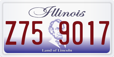 IL license plate Z759017