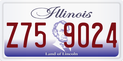 IL license plate Z759024