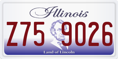IL license plate Z759026
