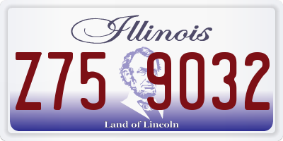IL license plate Z759032