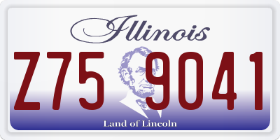IL license plate Z759041