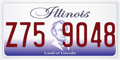 IL license plate Z759048