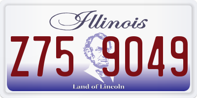 IL license plate Z759049