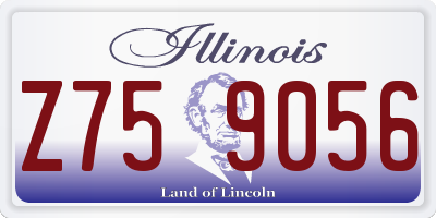 IL license plate Z759056