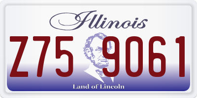 IL license plate Z759061