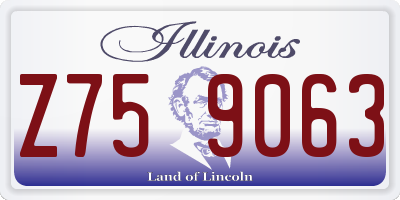 IL license plate Z759063