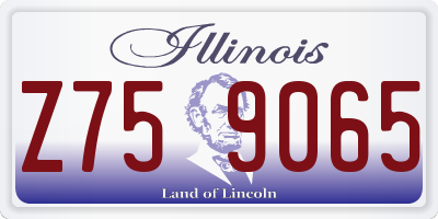 IL license plate Z759065