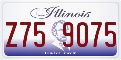 IL license plate Z759075