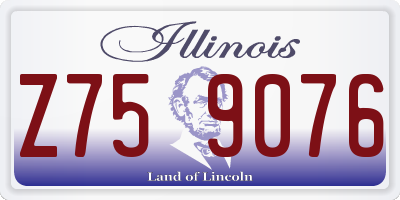 IL license plate Z759076