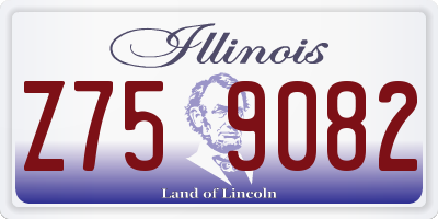 IL license plate Z759082