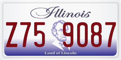 IL license plate Z759087