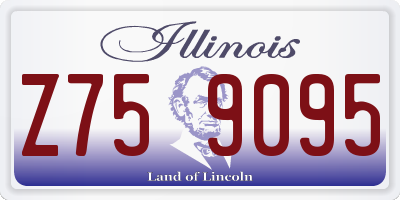 IL license plate Z759095
