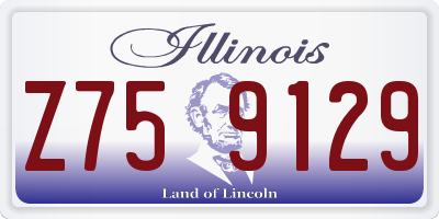 IL license plate Z759129