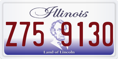 IL license plate Z759130