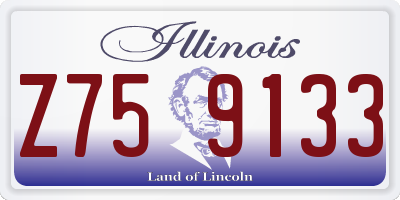 IL license plate Z759133
